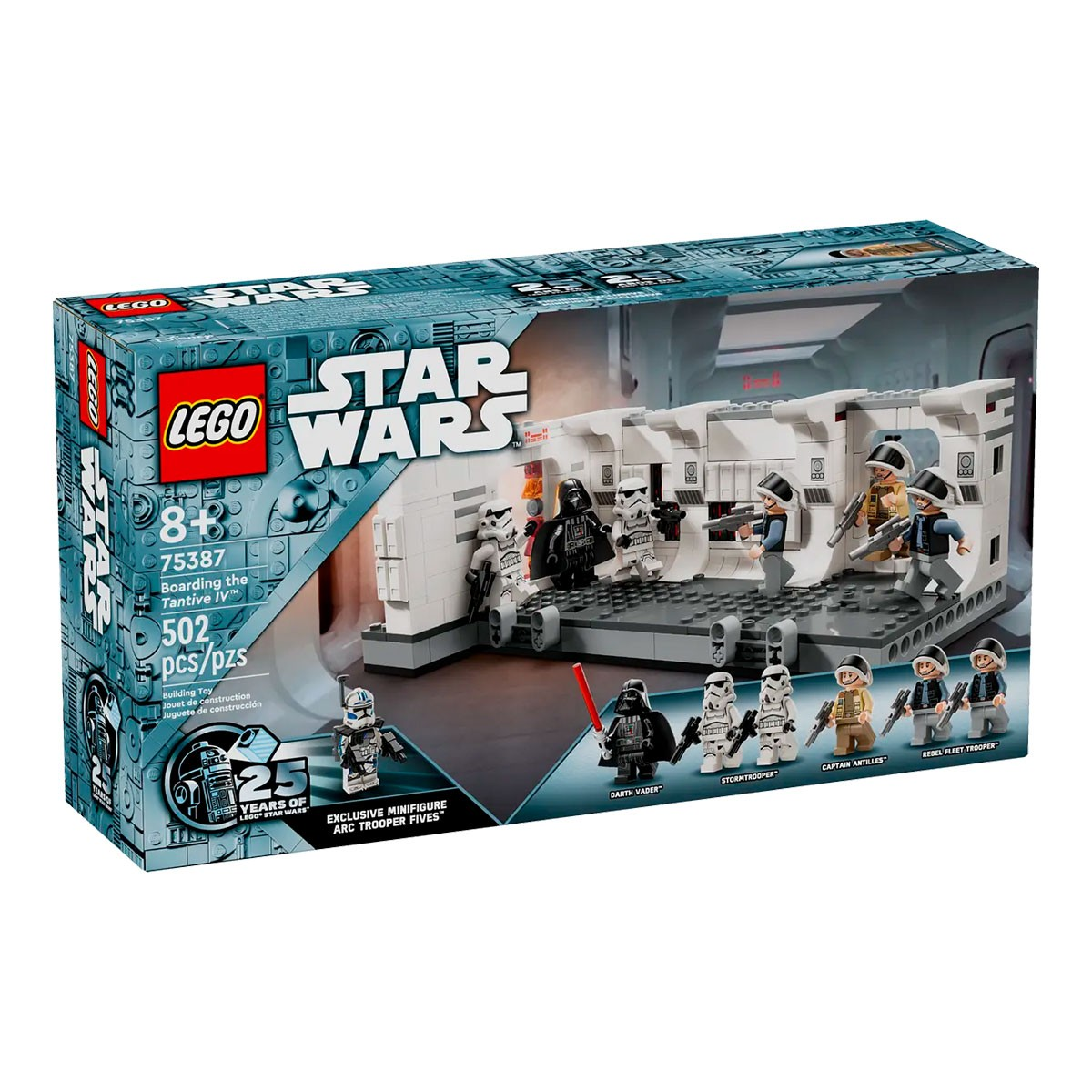 Zestaw Lego Star Wars Wdzieranie się na Tantive IV z Darthem Vaderem i szturmowcami.