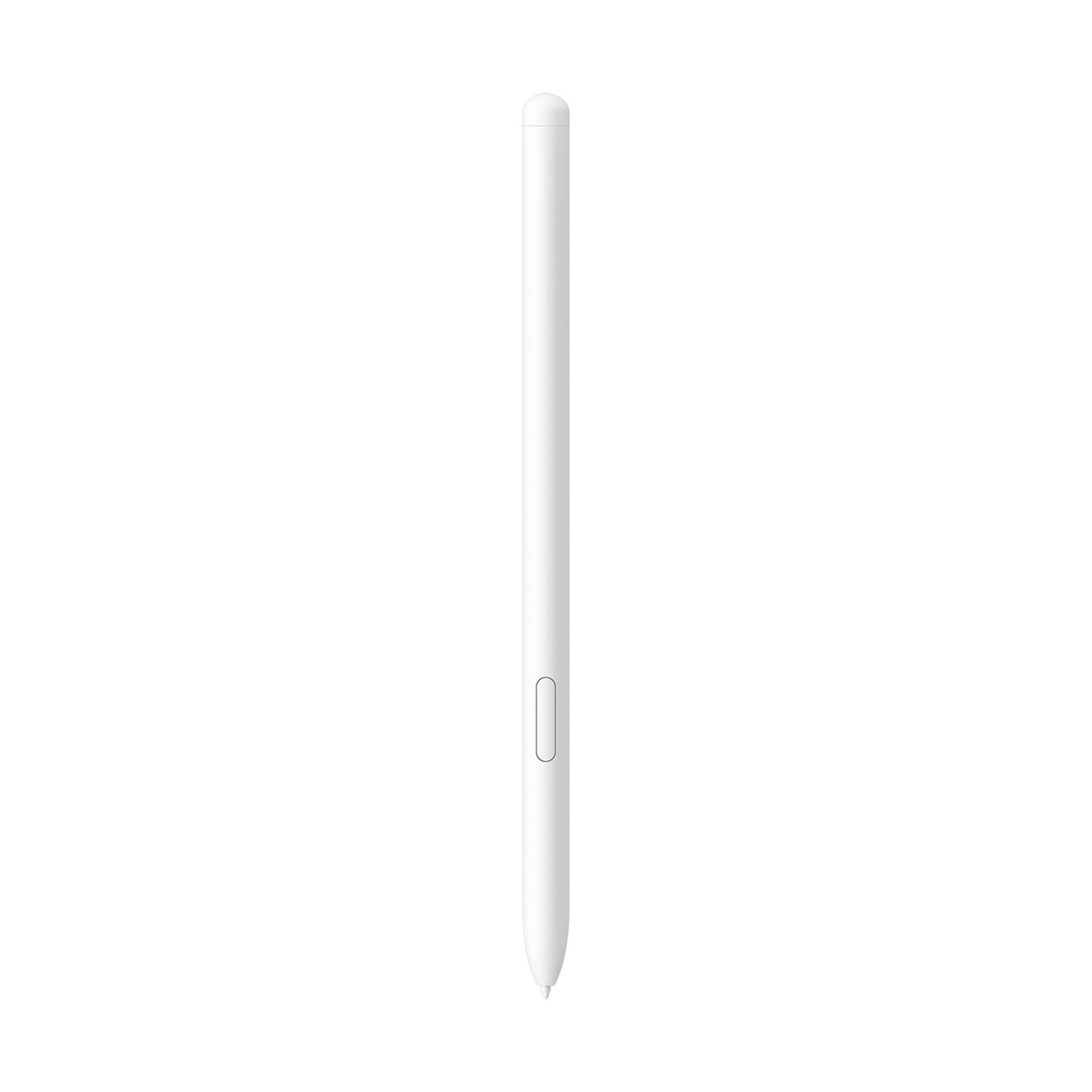 Uno stilo bianco con punta arrotondata e punta.