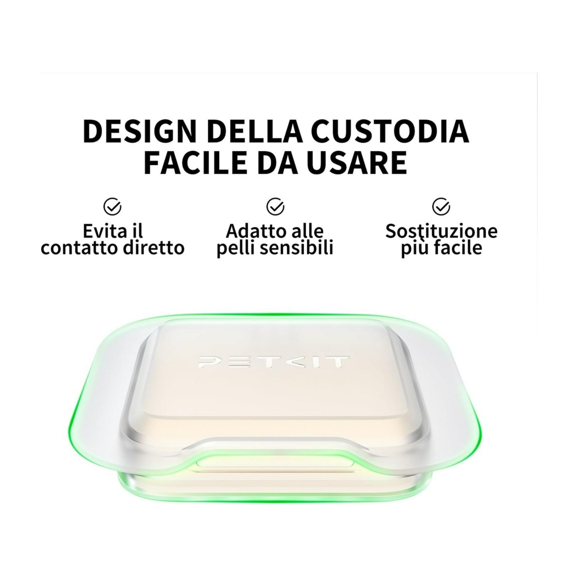 PETKIT-Gehäuse: Einfaches Design, direkter Kontakt vermieden, für empfindliche Haut.