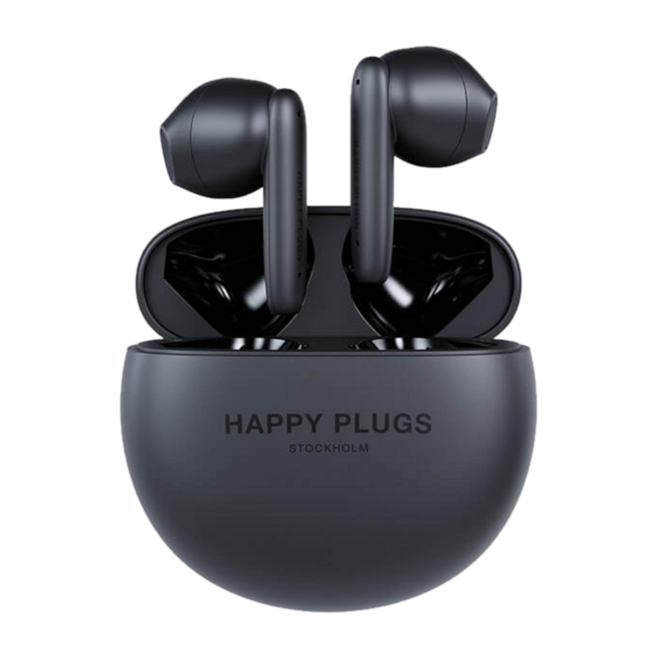 Auricolari wireless neri con custodia di ricarica, con 