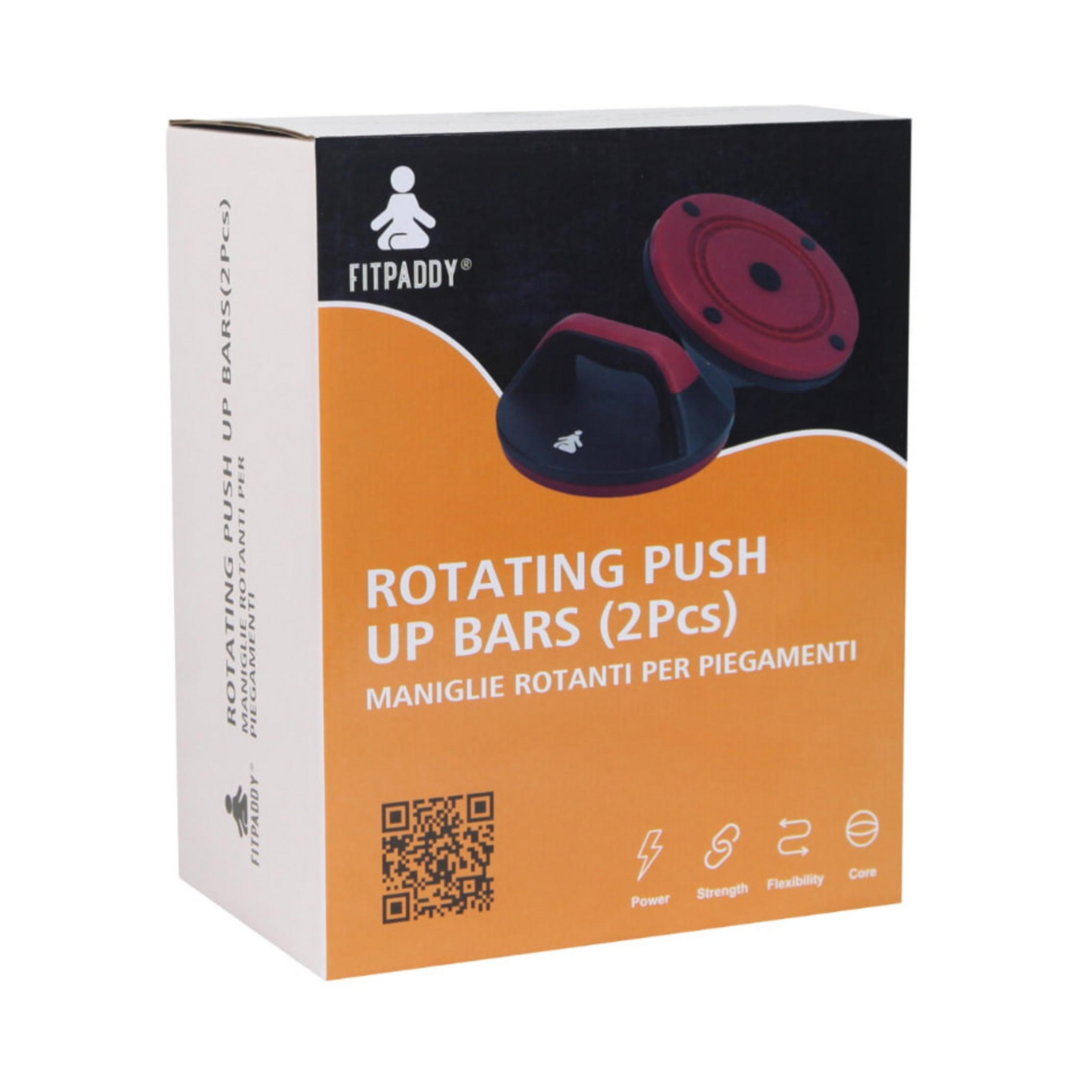 Scatola per maniglie push-up rotanti FITPADDY (2 pezzi).