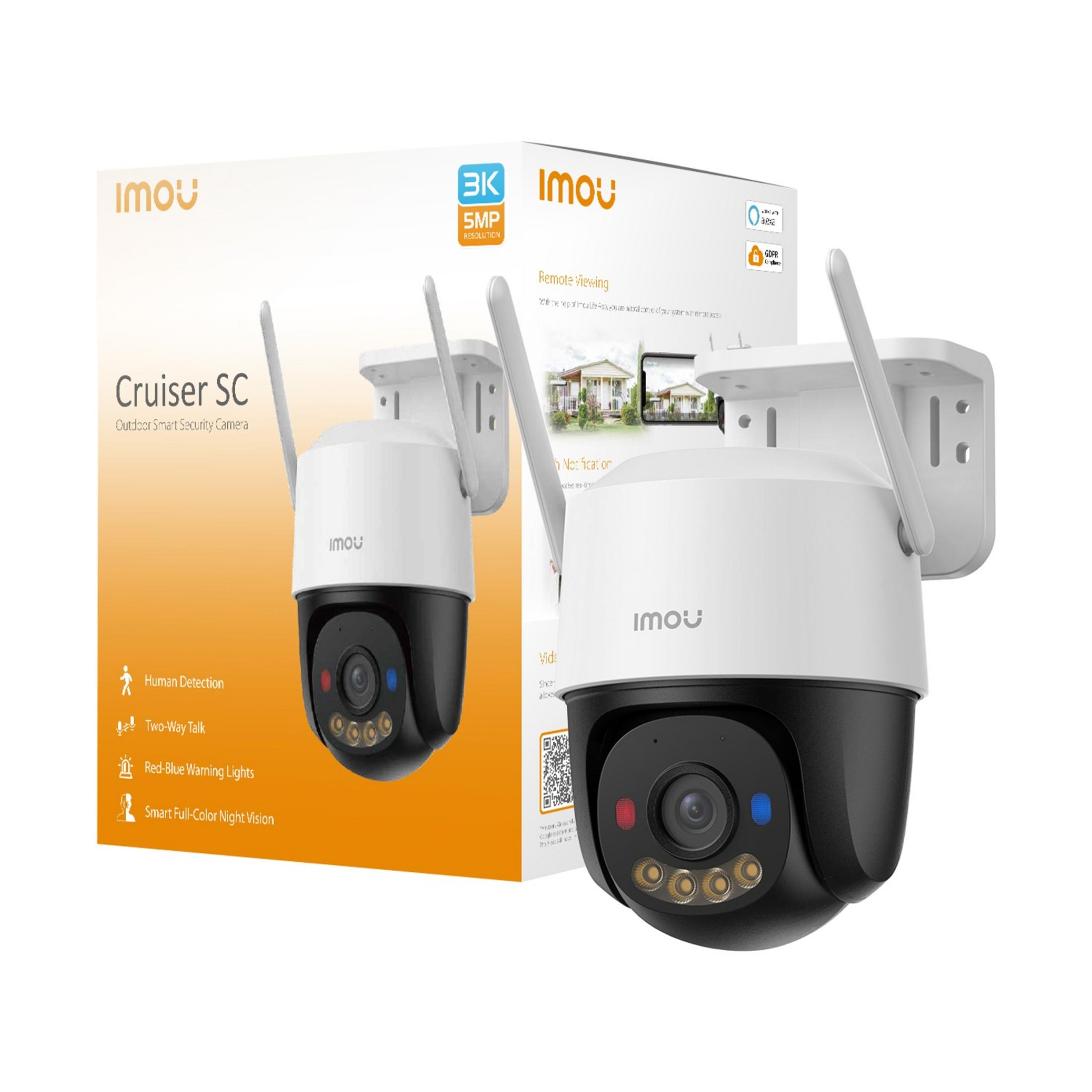 Inteligentna kamera bezpieczeństwa Imou Cruiser SC do użytku zewnętrznego, 5MP, z noktowizorem.