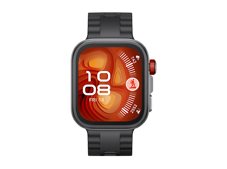 HUAWEI WATCH FIT 4 PRO BLACK Smartwatch Aluminium Fluorelastomer, 130-210 mm, Black