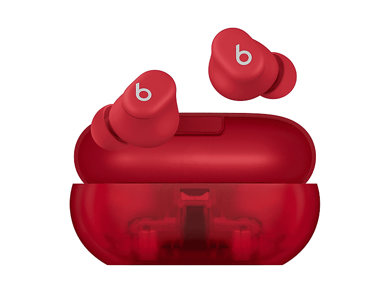 BEATS SOLO BUDS TRANSPARENT RED, In-ear Kopfhörer Bluetooth