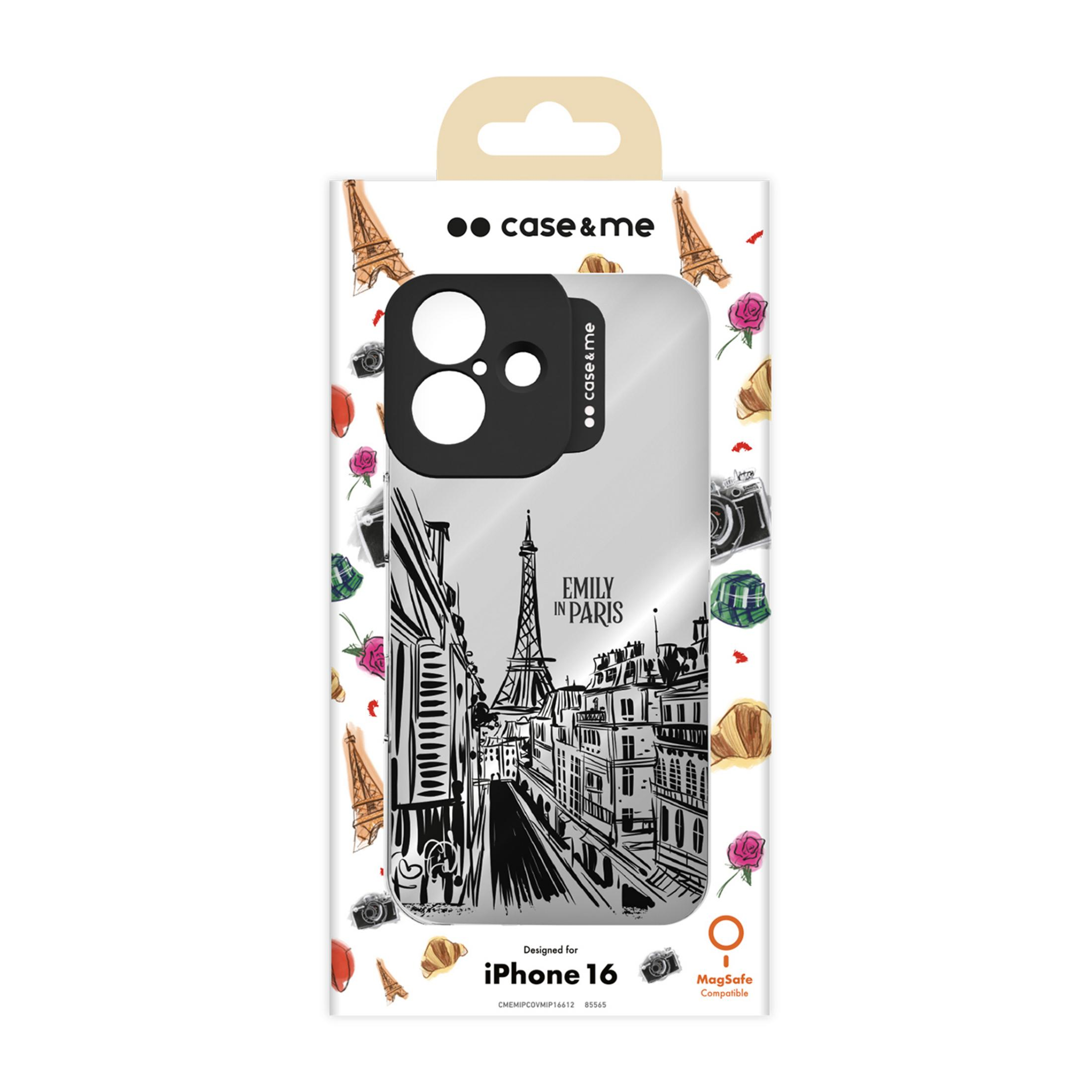 Confezione a tema parigino: Torre Eiffel, rose, macchine fotografiche, croissant.