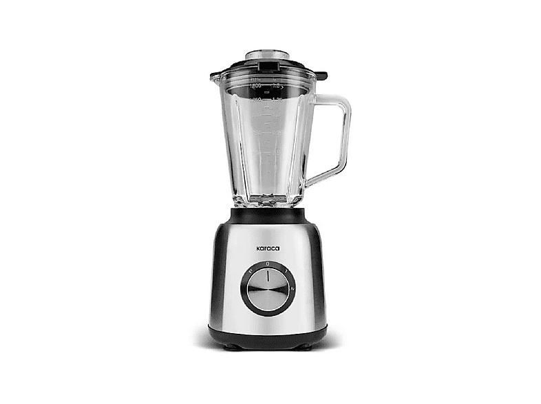 KARACA Inox Cam Hazneli Smoothie 1000 W Blender Inox