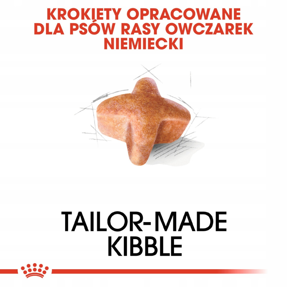 Pojedyncza karma dla psa z napisem "TAILOR-MADE KIBBLE".