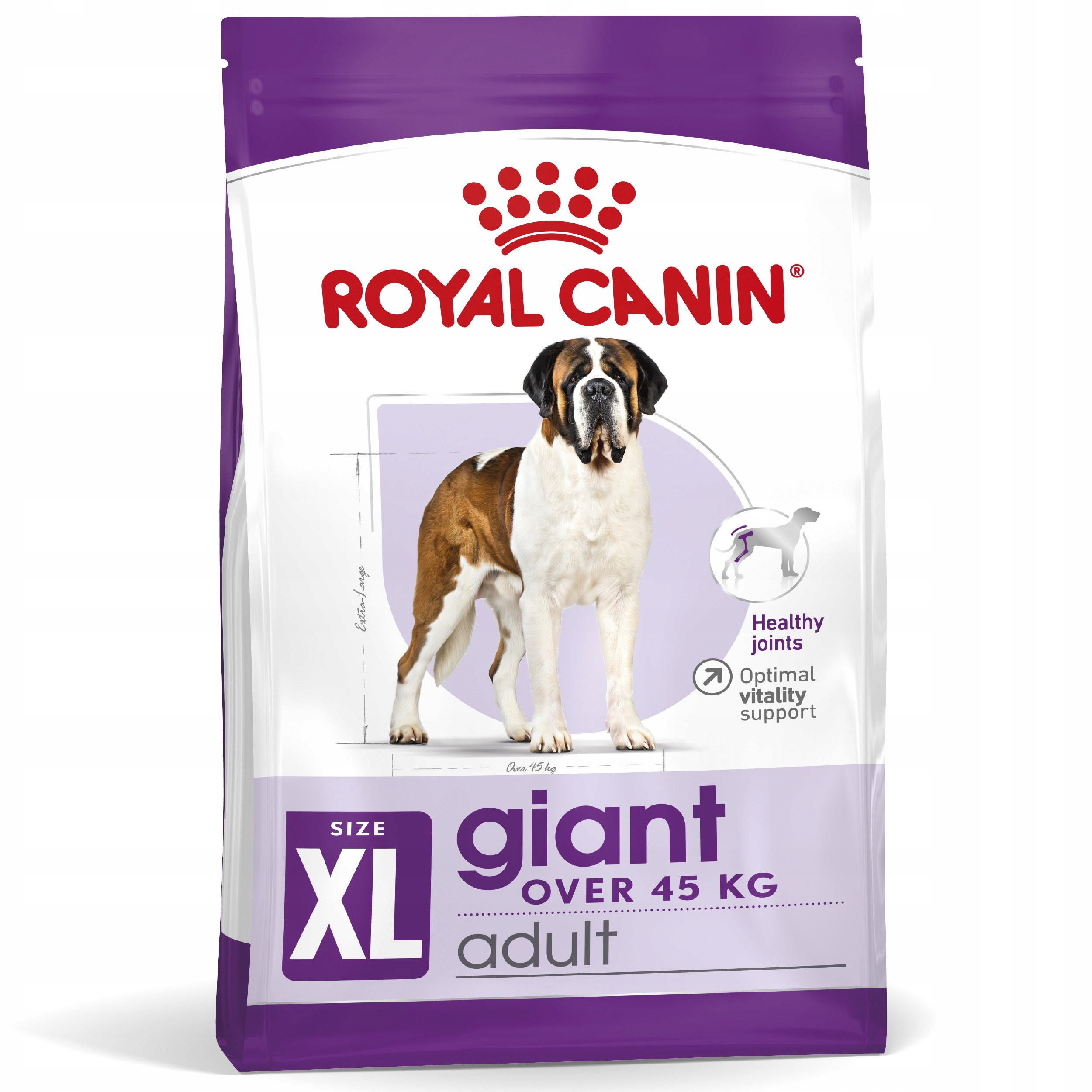 Royal Canin XL karma dla dorosłych psów olbrzymich pow. 45 kg.