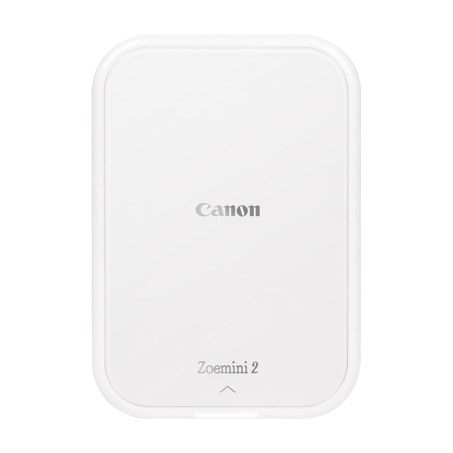 Un dispositivo bianco Canon Zoemini 2 con angoli arrotondati.