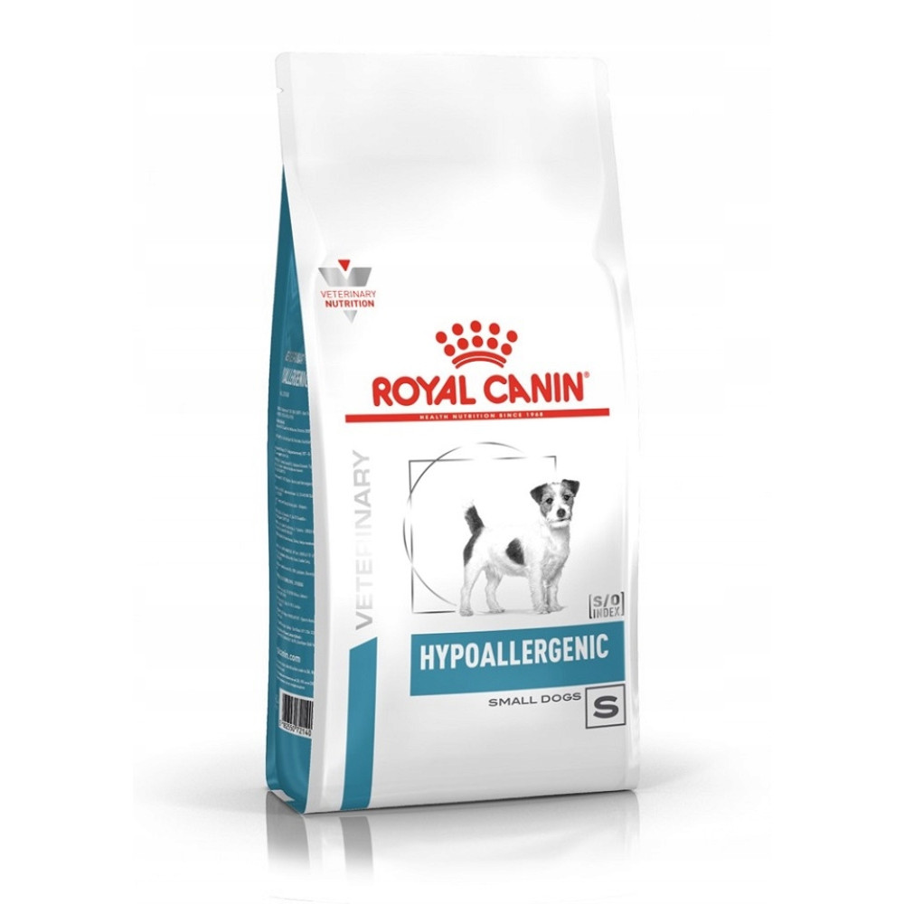 Torba karmy dla psów Royal Canin dla małych psów, hipoalergiczna.