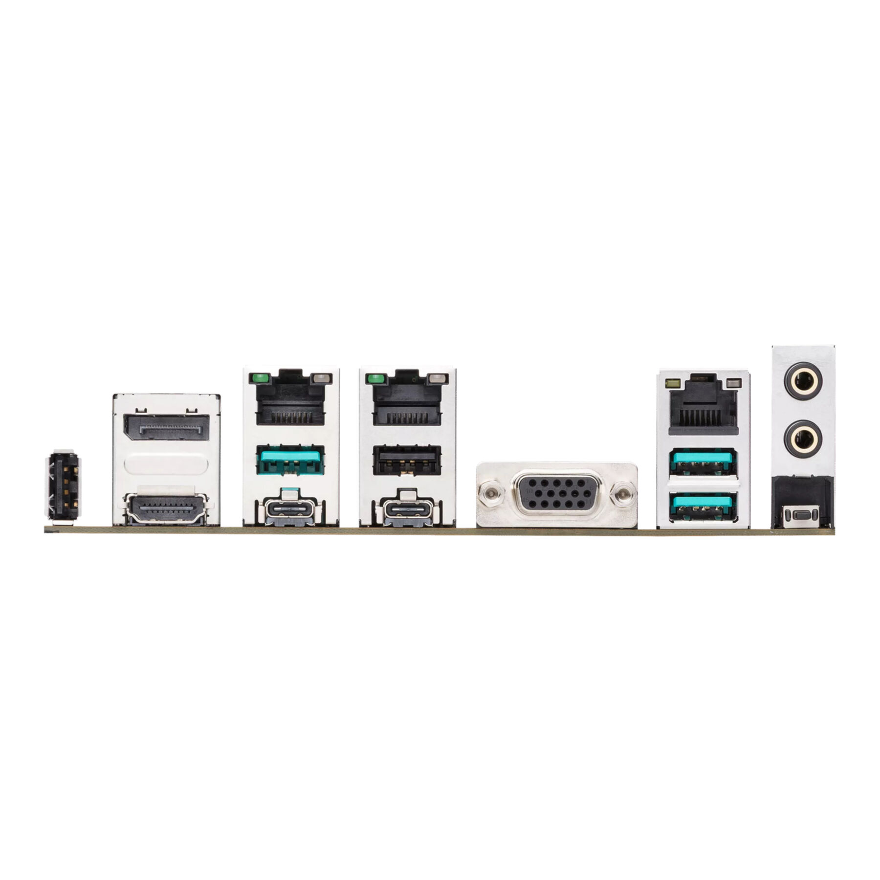 Panneau arrière E/S avec ports USB, HDMI, Ethernet et audio.