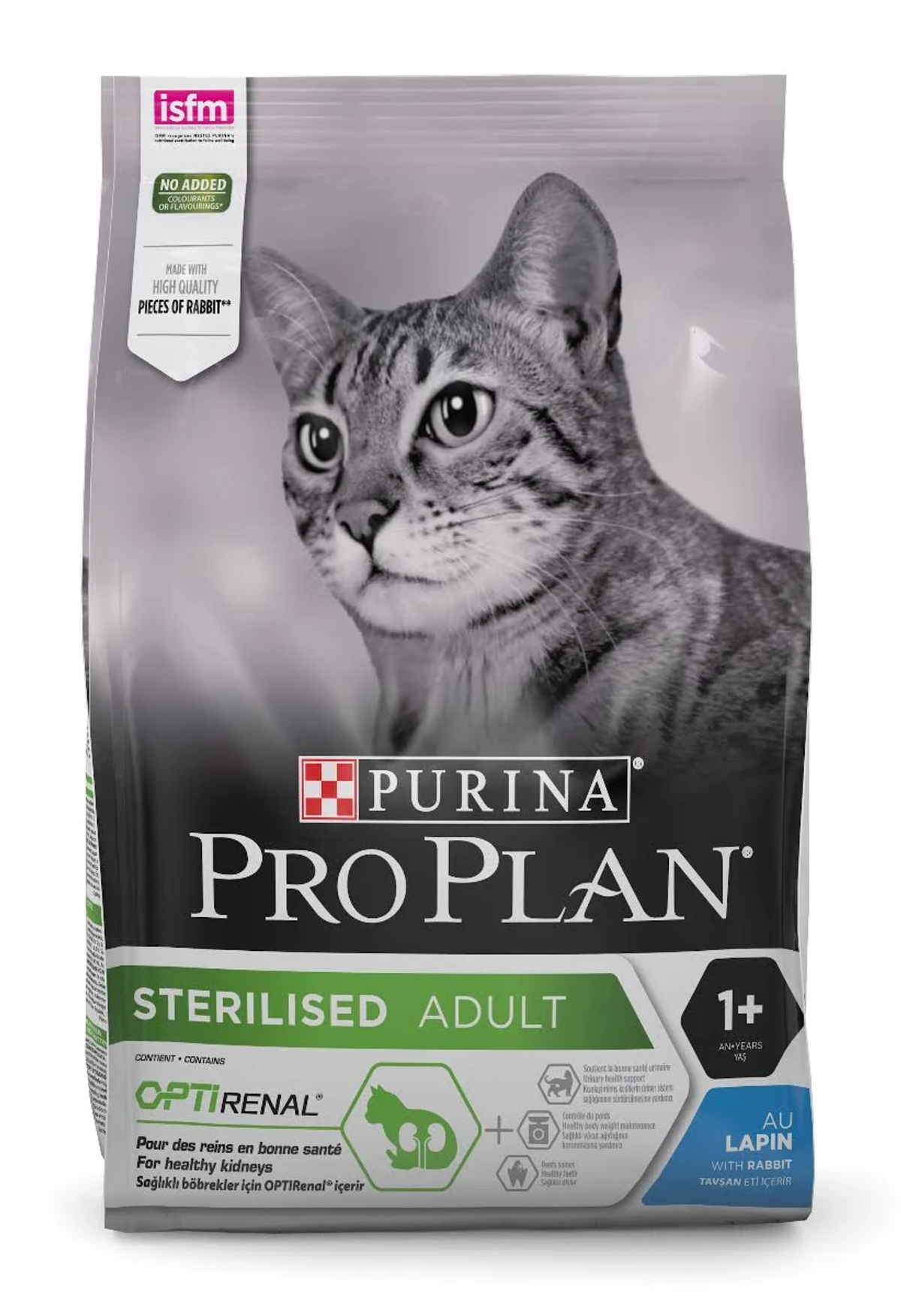 Sucha karma Purina Pro Plan dla sterylizowanych dorosłych kotów z królikiem.