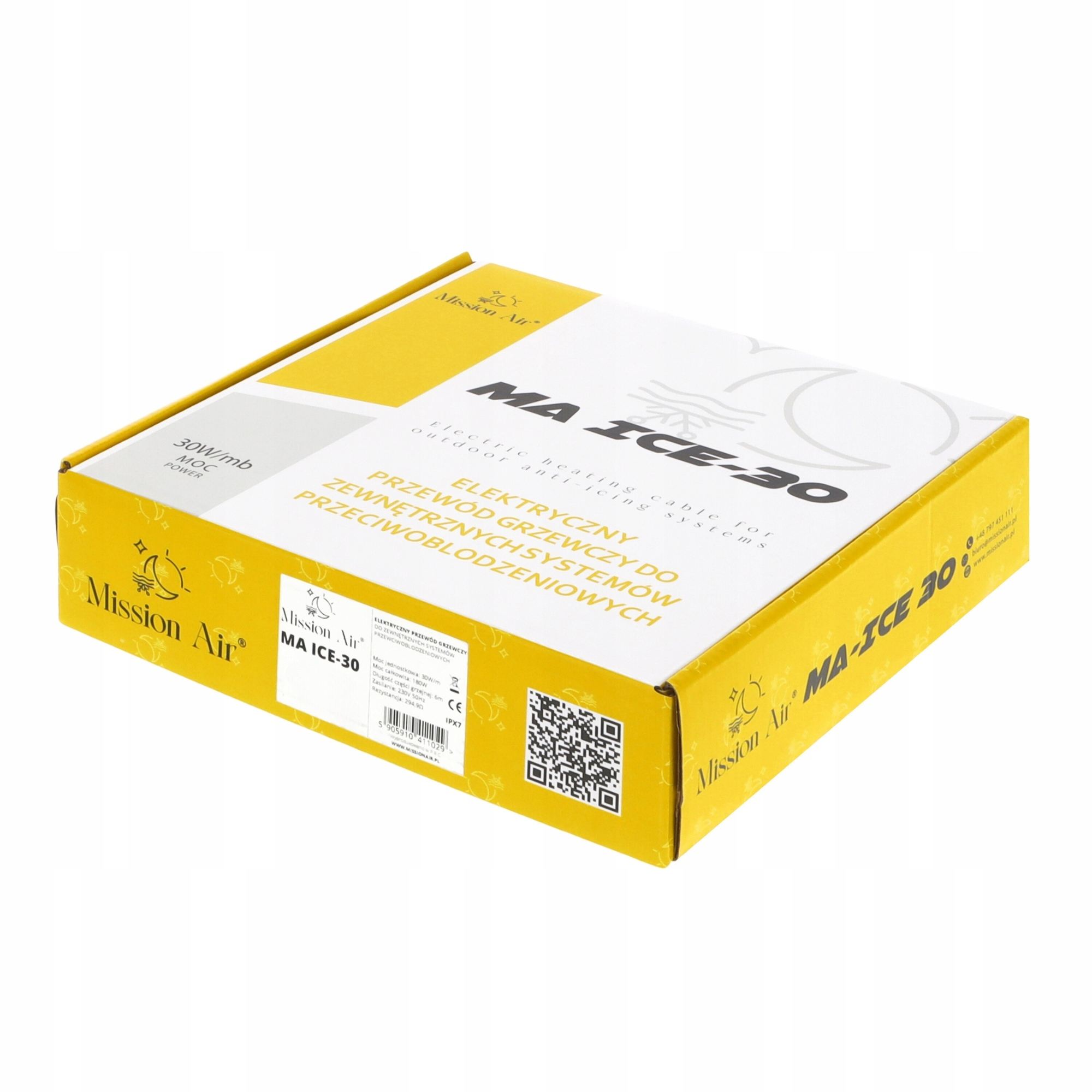 Pudełko kabla grzewczego Mission Air MA ICE-30. Moc 30W/mb, do systemów.
