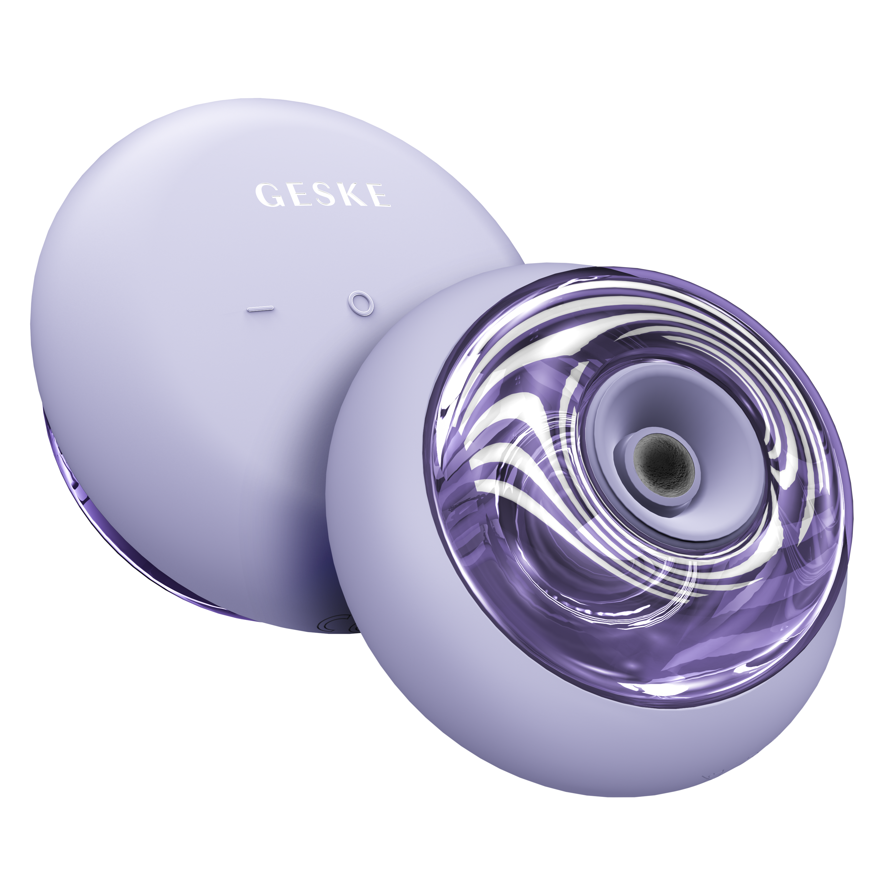 GESKE Sonic Cool & Warm Face and Body Massager  Titreşimli Led Terapili Yüz ve Vücut Masaj Aleti Mor