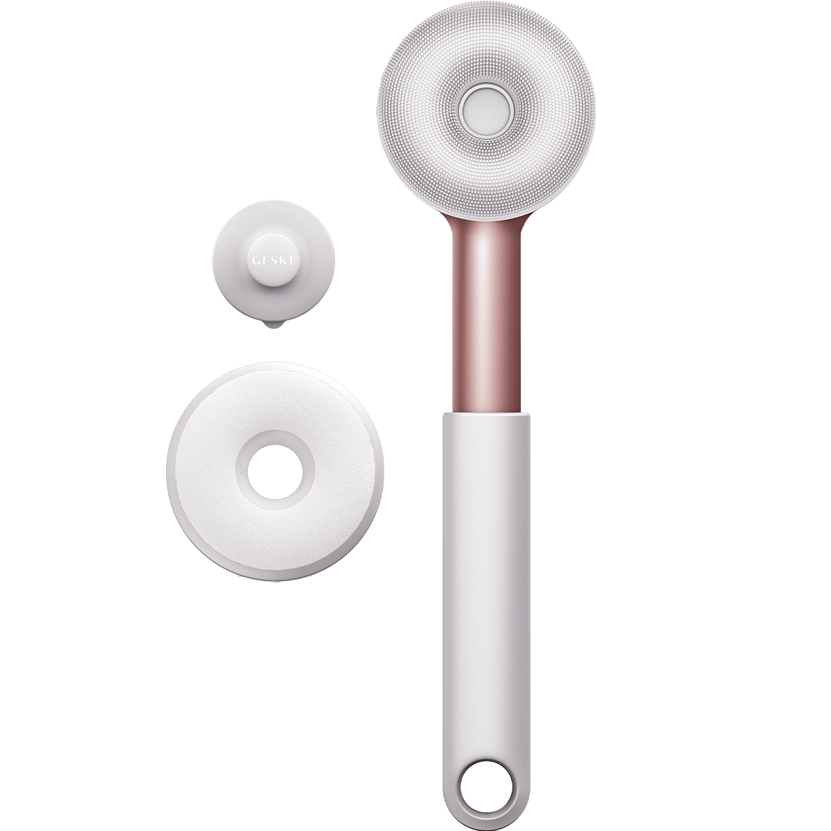 GESKE LED Full-Body Brush Siyah Nokta Temizleme ve Mikrodermabrazyon Beyaz