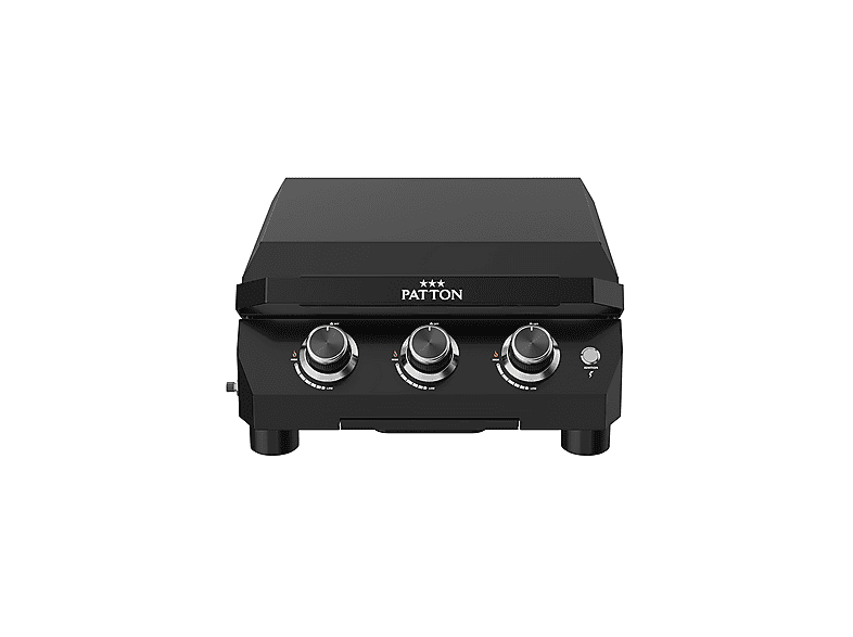 PATTON Vigor D300 Plancha gasbarbecue Zwart