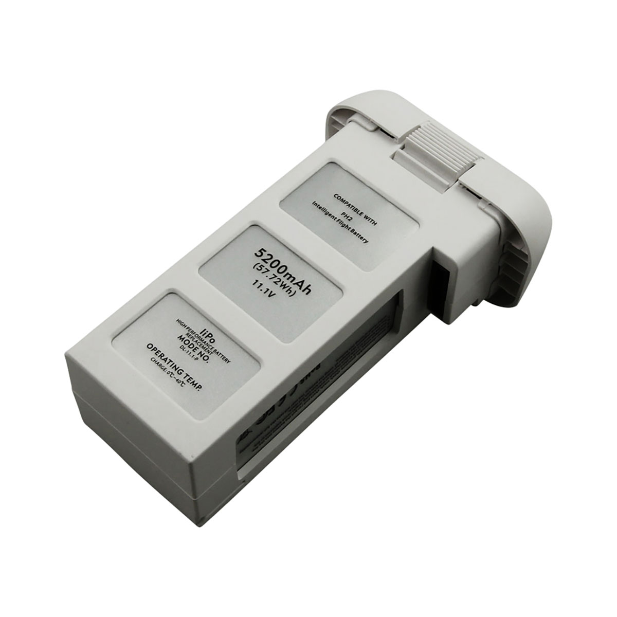 Batería blanca para dron de 5200mAh, 11.1V, compatible con PH2.