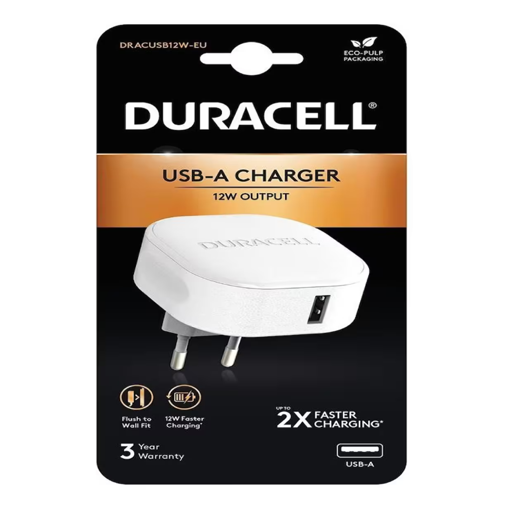 DURACELL DRACUSB12W Şarj Adaptörü Beyaz