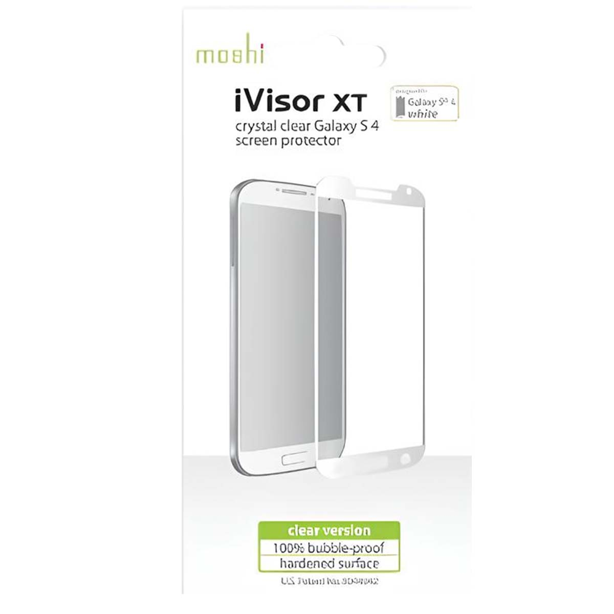 Protector pantalla Moshi iVisor XT Galaxy S4, transparente, 100% sin burbujas.