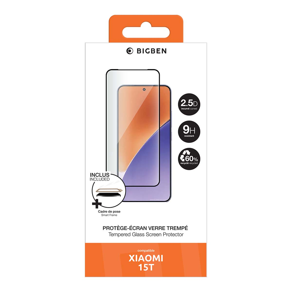 Confezione per proteggi schermo, compatibile con Xiaomi 15T.