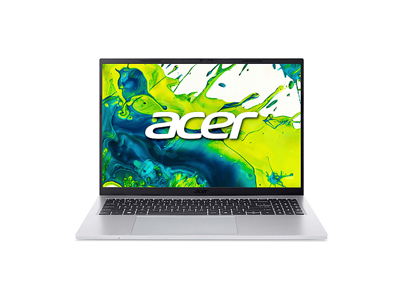 ACER Aspire Go 16, Notebook, mit 16 Zoll Display, Intel® Core™ i3, 16 GB RAM, 500 GB SSD, Intel® UHD Graphics, Pure Silver, Windows 11 Pro