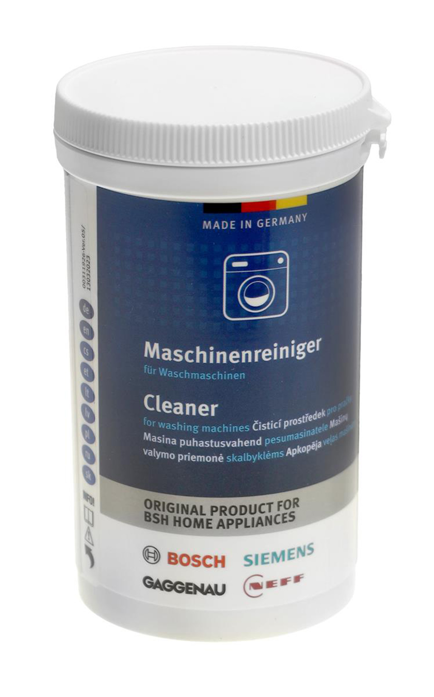 Maschinenreiniger für Waschmaschinen von Bosch, Siemens, Gaggenau, Neff.
