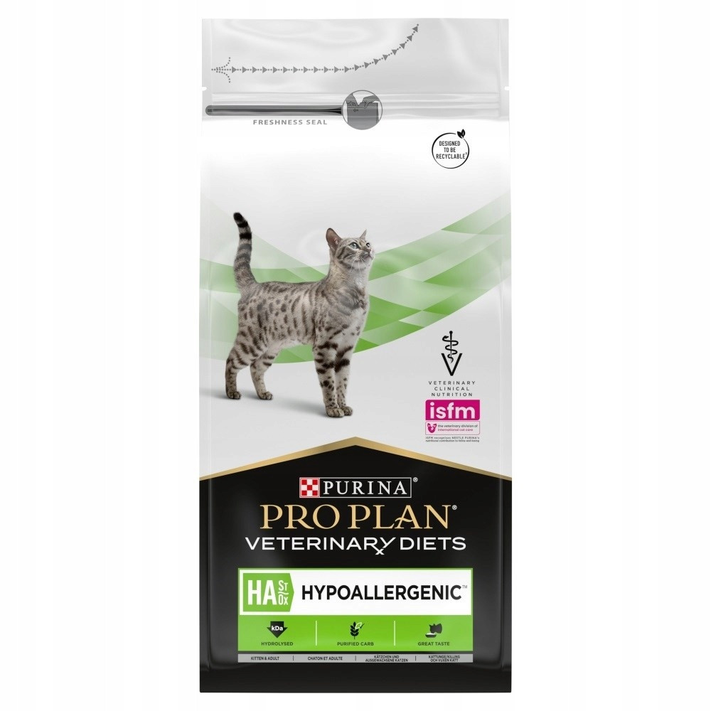 Torba Purina Pro Plan z kotem, hipoalergiczna, dla diet weterynaryjnych.