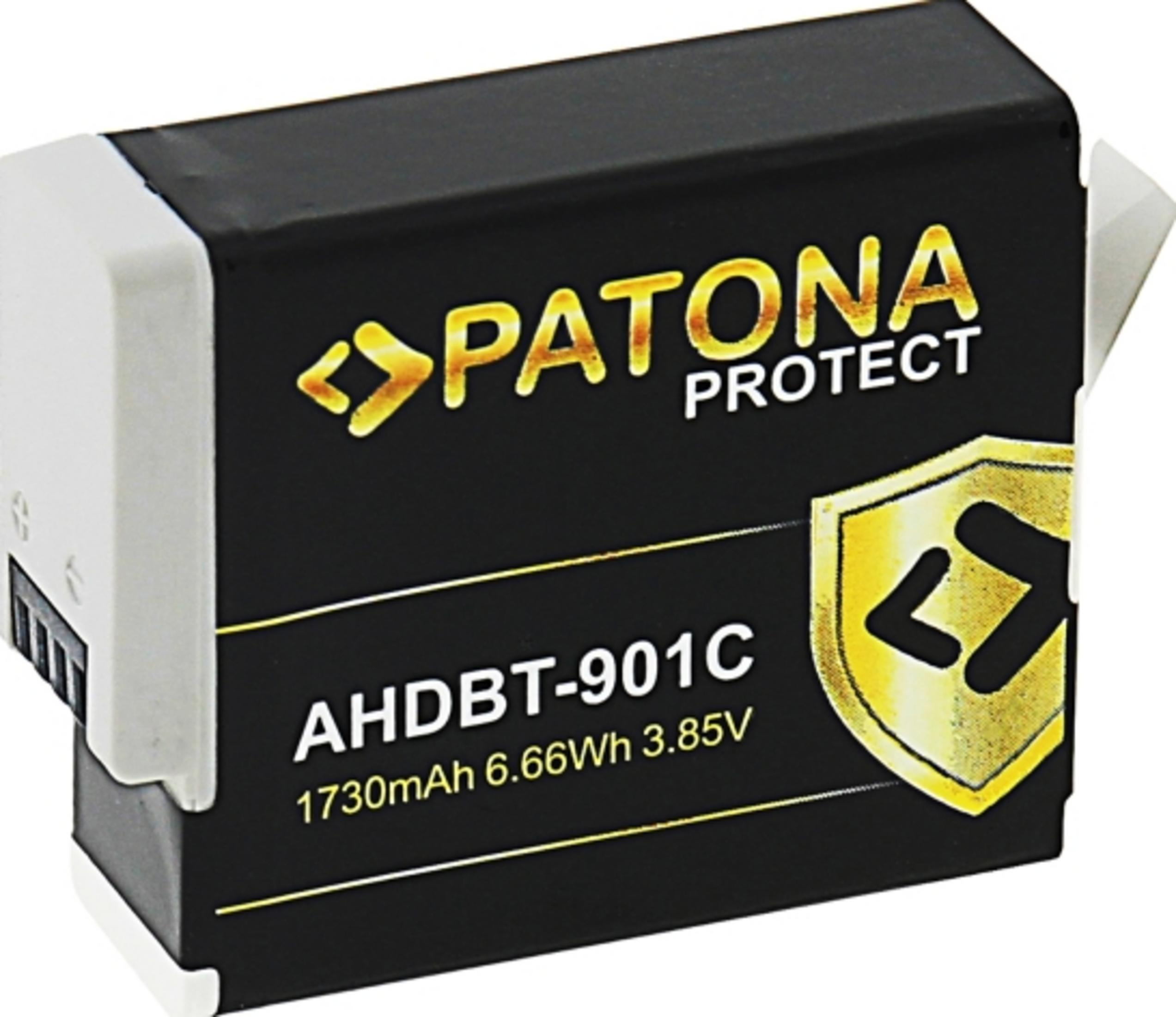 Batterie noire avec connecteur blanc, marque PATONA, 1730mAh.