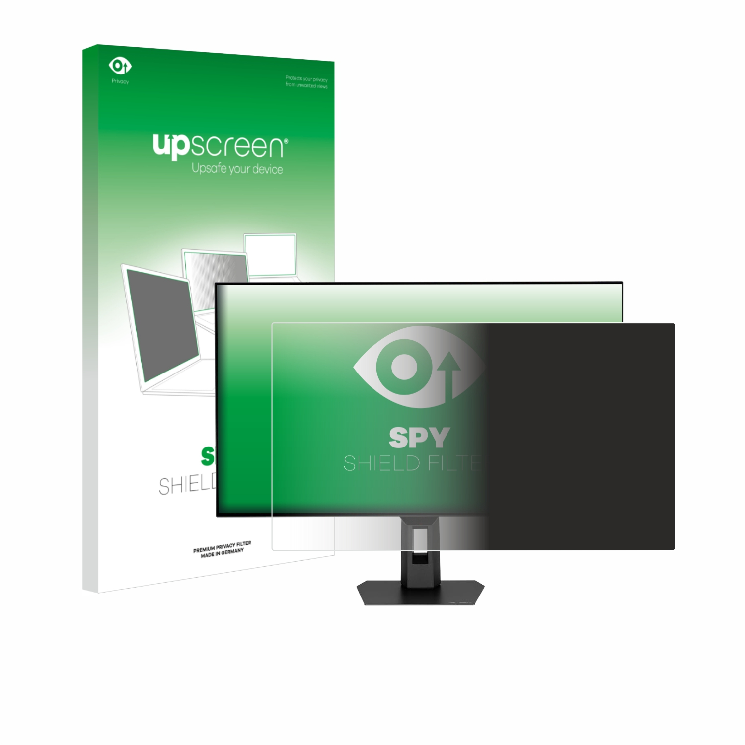Ein Sichtschutzfilter für Monitore, der Privatsphäre bietet.
