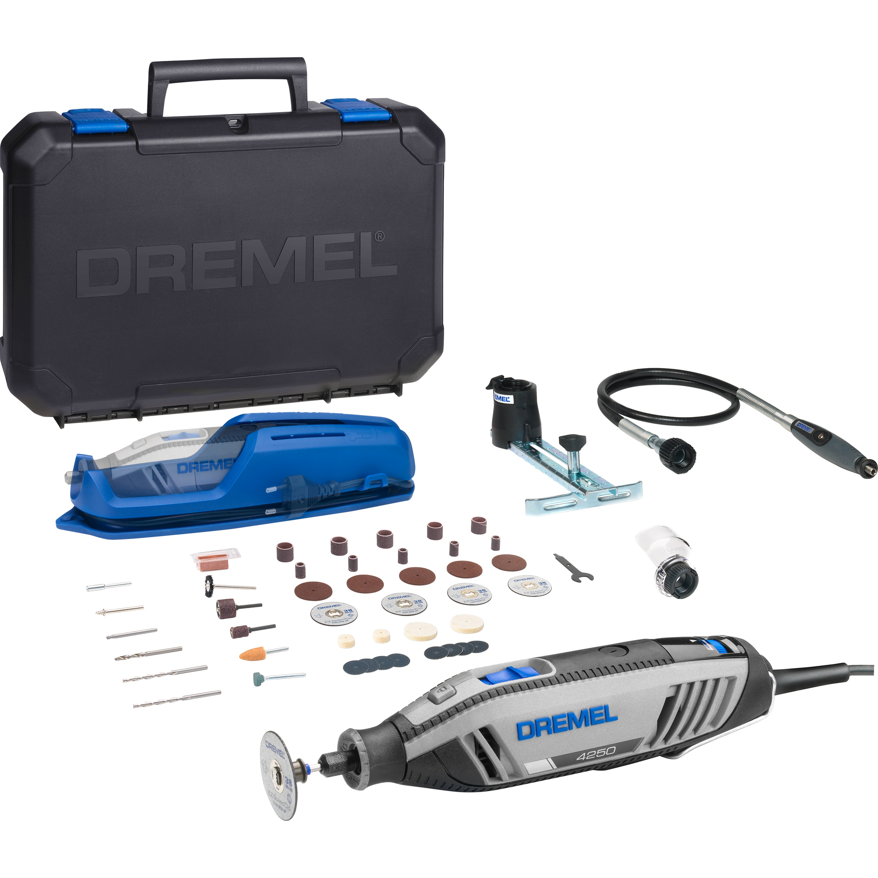 Valigetta Dremel con utensili e accessori.