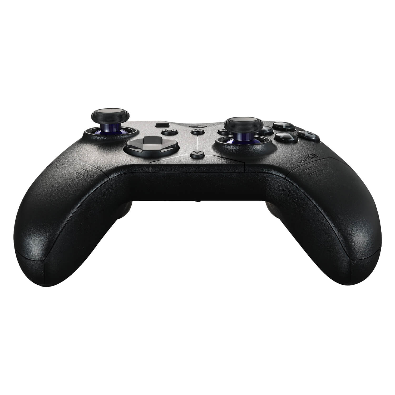 İki joystick ve düğmeli siyah bir oyun kumandası.