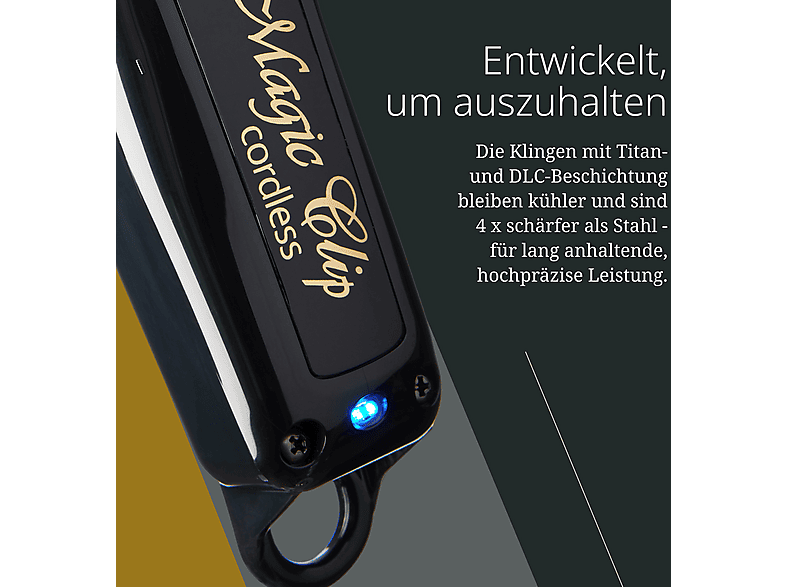 WAHL Kabelloser Black Magic Clip Hair Clipper Schwarz | MediaMarkt