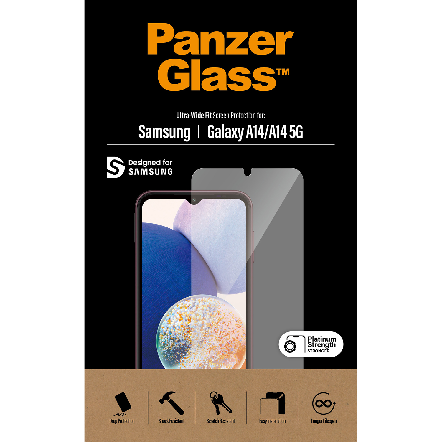 Folia ochronna Panzer Glass do Samsung Galaxy A14/A14 5G.
