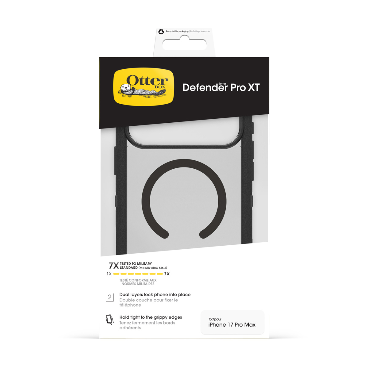 OtterBox Defender Pro XT hoesje voor iPhone 17 Pro Max, militair getest.