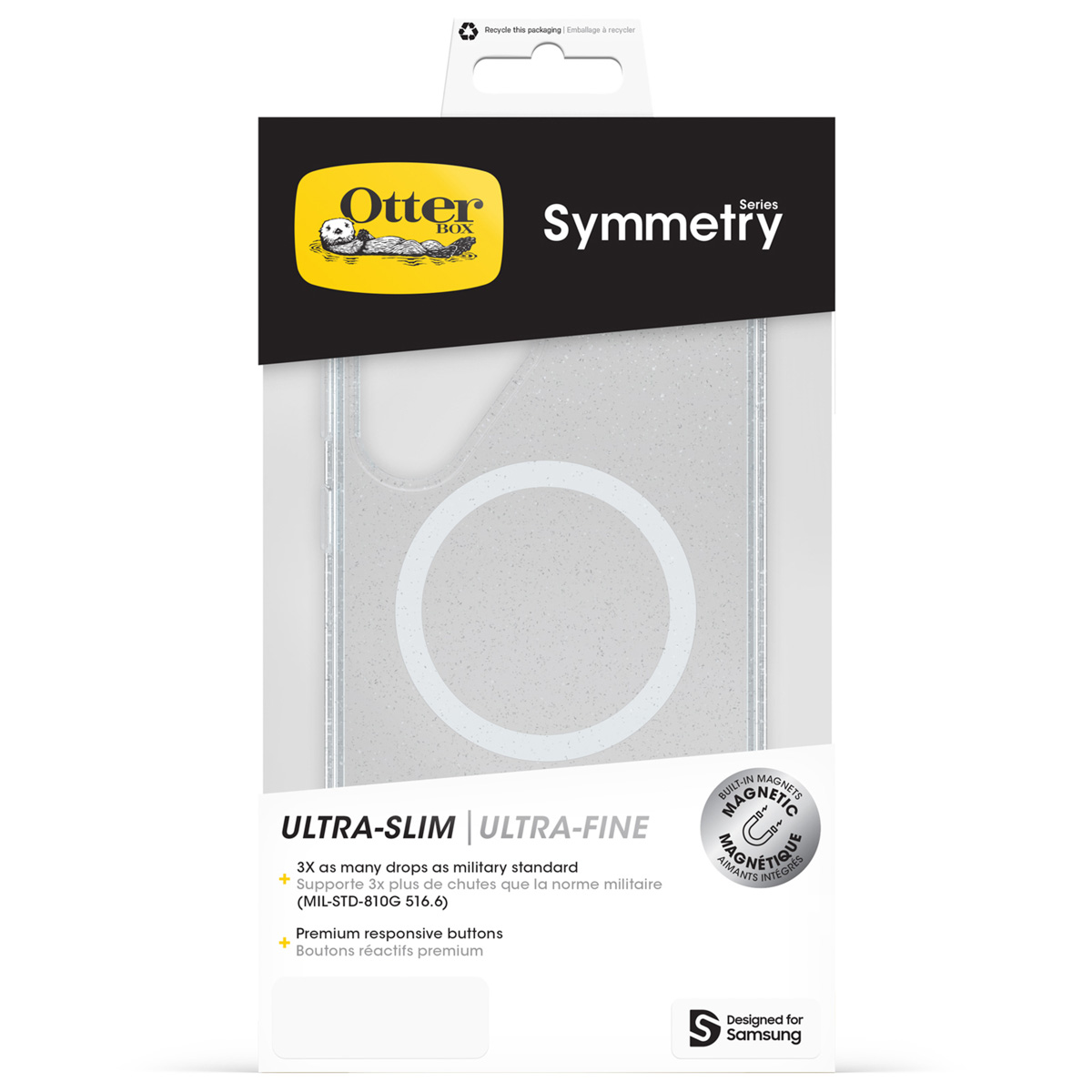 Coque OtterBox Symmetry avec aimants intégrés, pour Samsung.