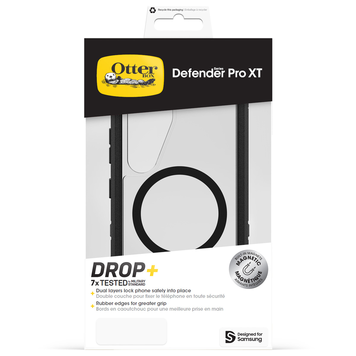 OtterBox Defender Pro XT hoesje met magneten en rubber grip voor Samsung.