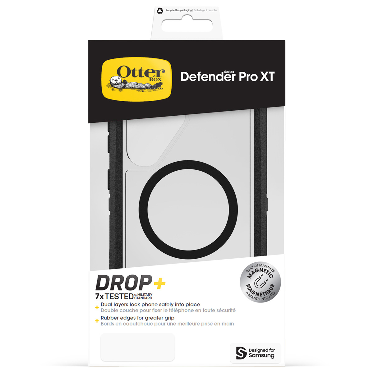 Otterbox Defender Pro XT telefoonhoes met magneten en dubbellaagse bescherming.