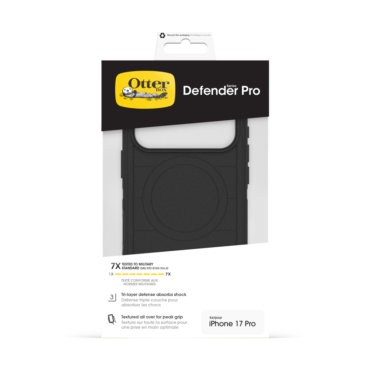 Étui OtterBox Defender Pro pour iPhone 17 Pro, testé militaire.