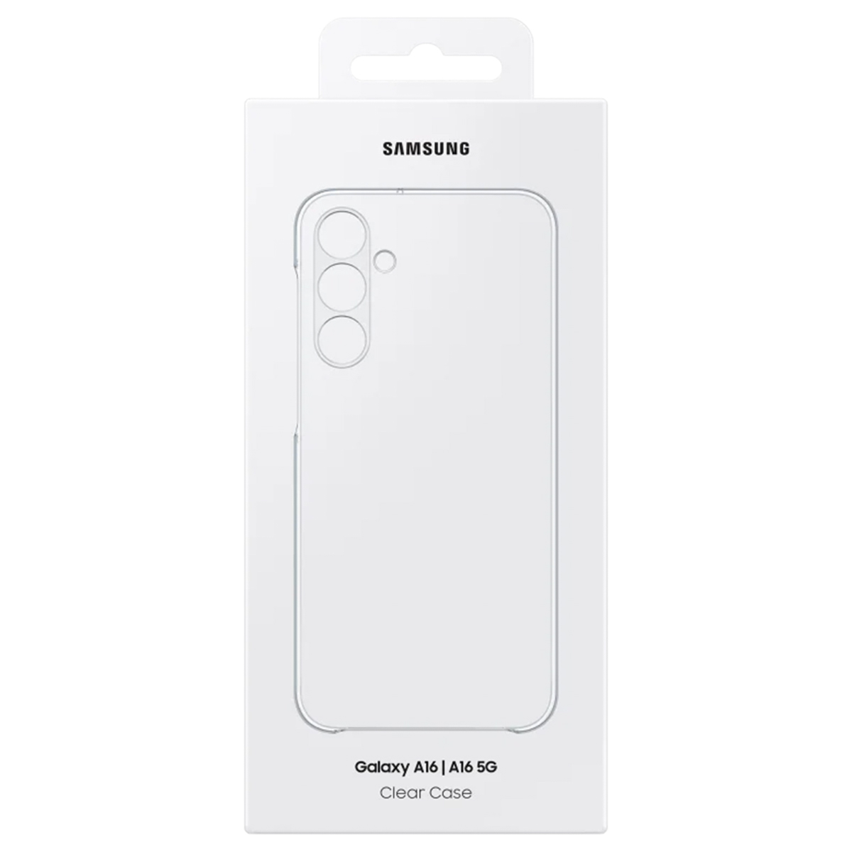 Verpakking voor een Samsung Galaxy A16 5G hoesje.
