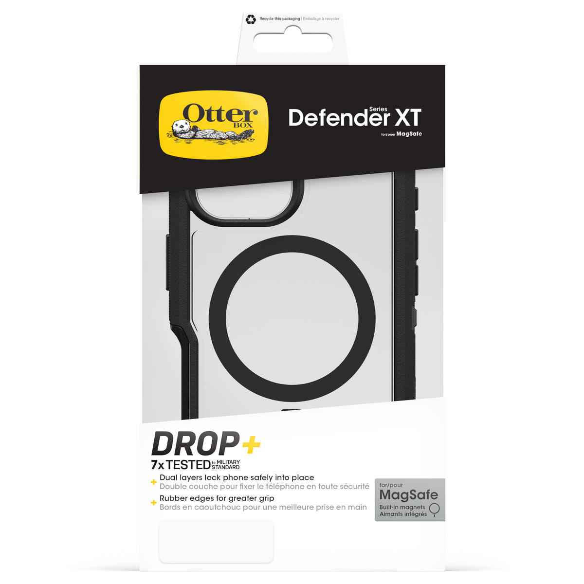Étui OtterBox Defender XT MagSafe, avec "DROP+" et test militaire 7x.