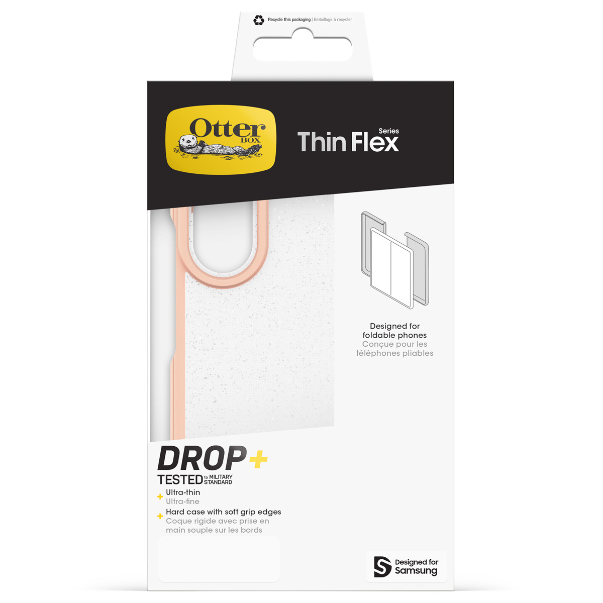 Custodia OtterBox Thin Flex per telefoni pieghevoli, testata DROP+.