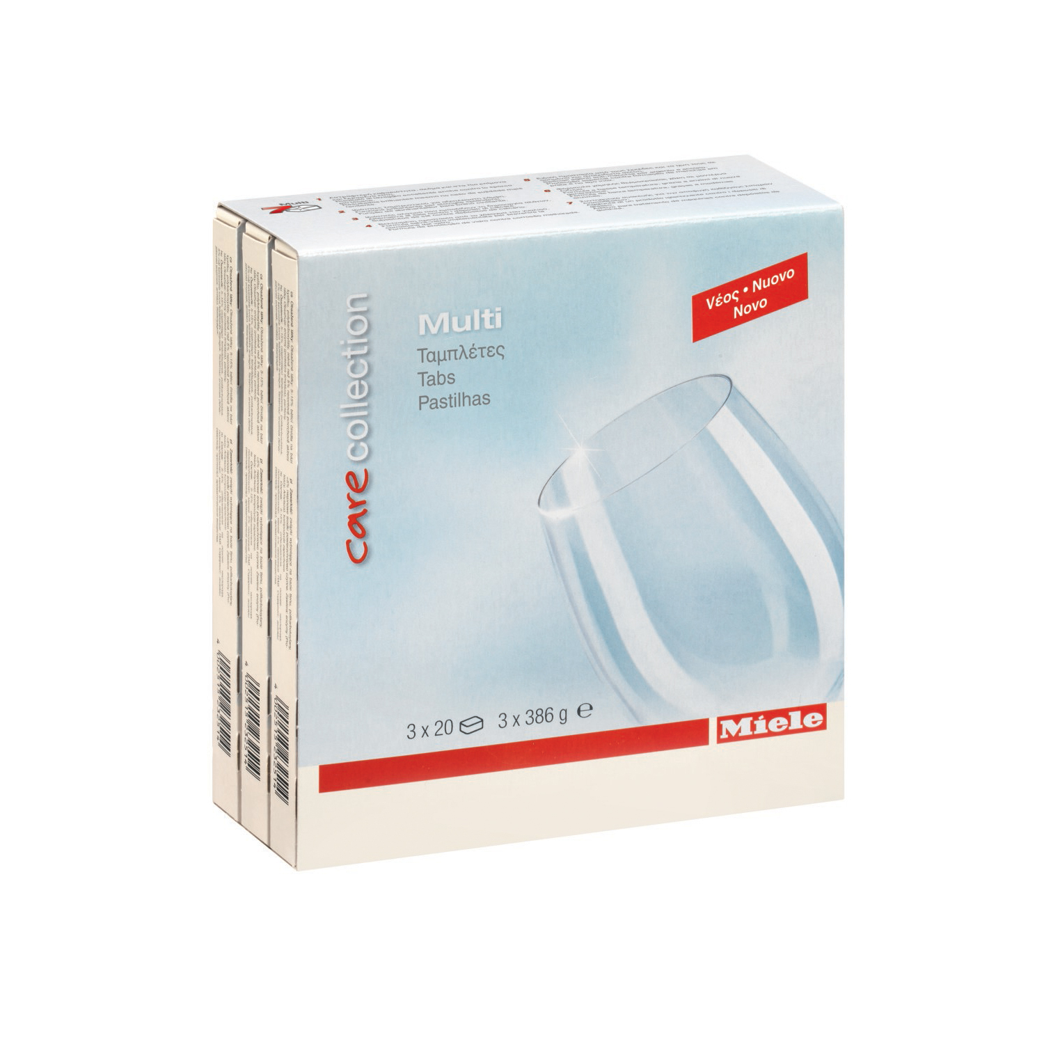 Miele Care Collection Multi Tabs tabs lavastoviglie, 3x20 pezzi.