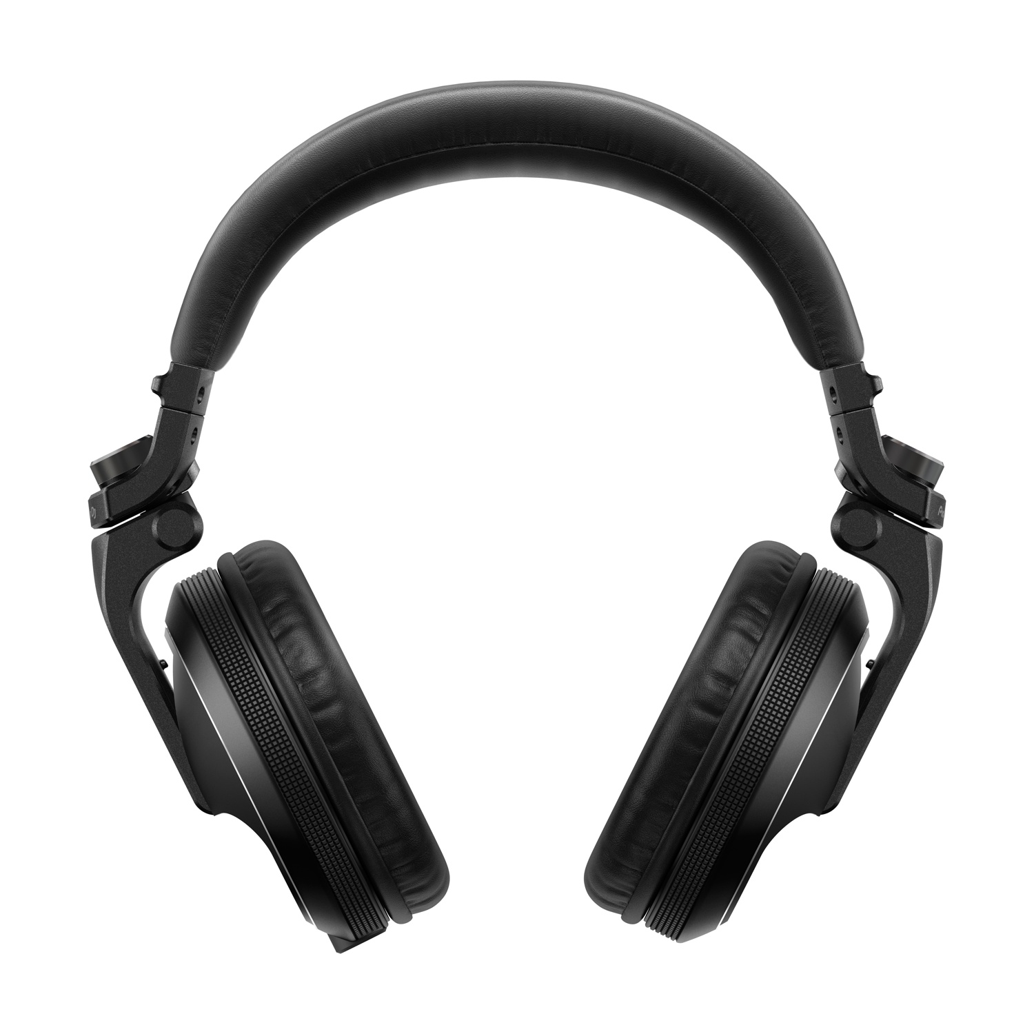 Cuffie over-ear nere con archetto imbottito e padiglioni girevoli.