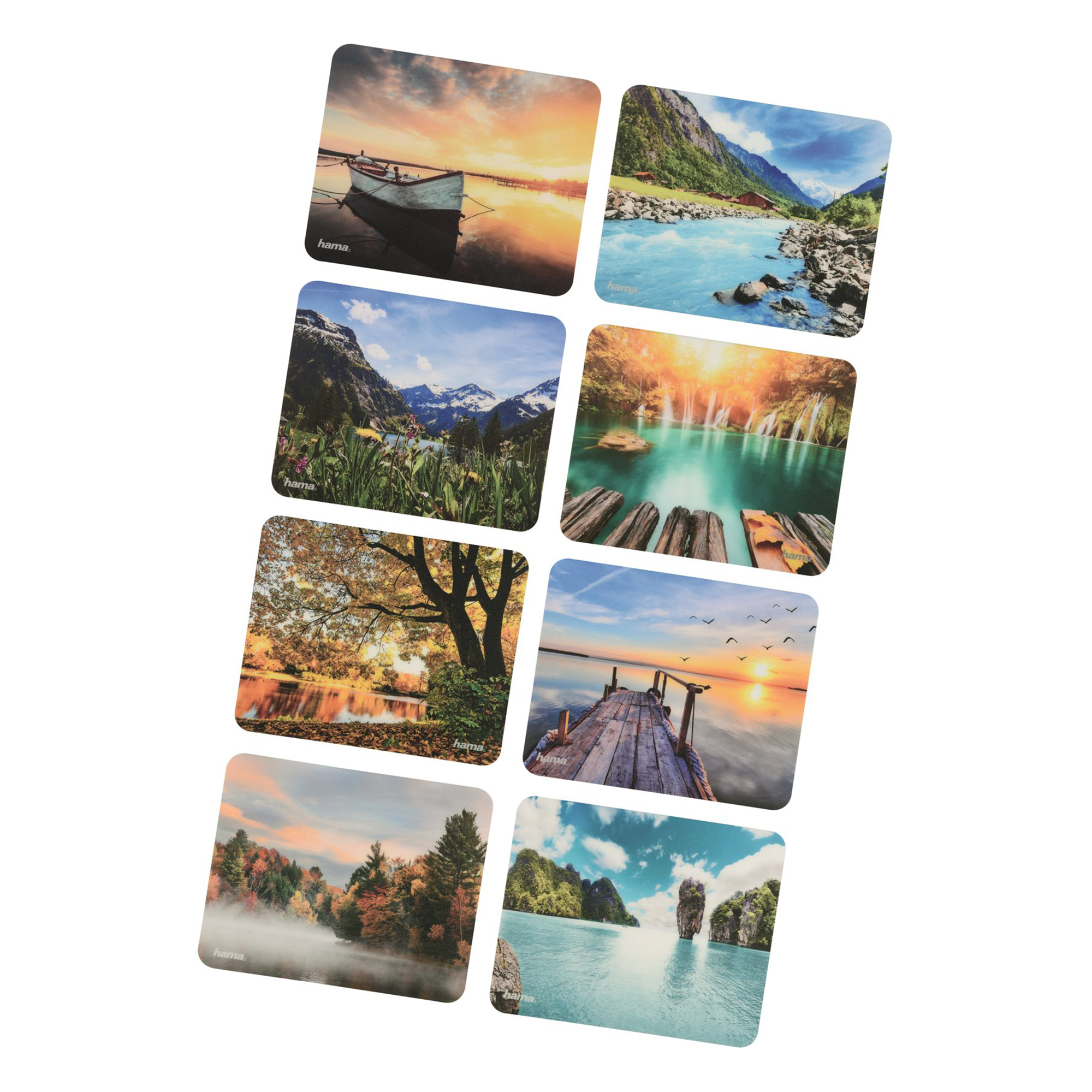 Łódź o zachodzie słońca nad jeziorem z dramatycznymi chmurami.