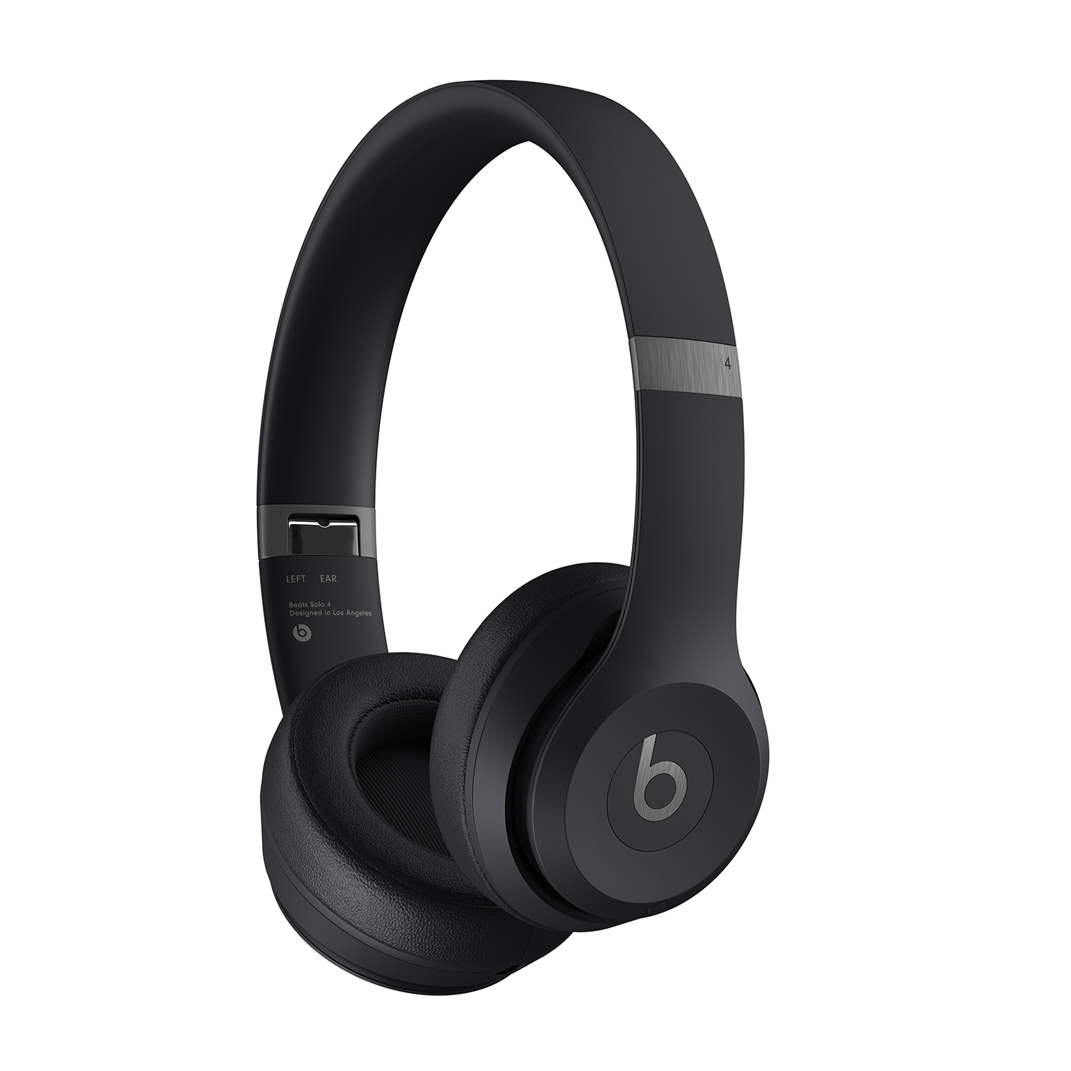 Czarne słuchawki z nausznikami i pałąkiem, na białym tle.