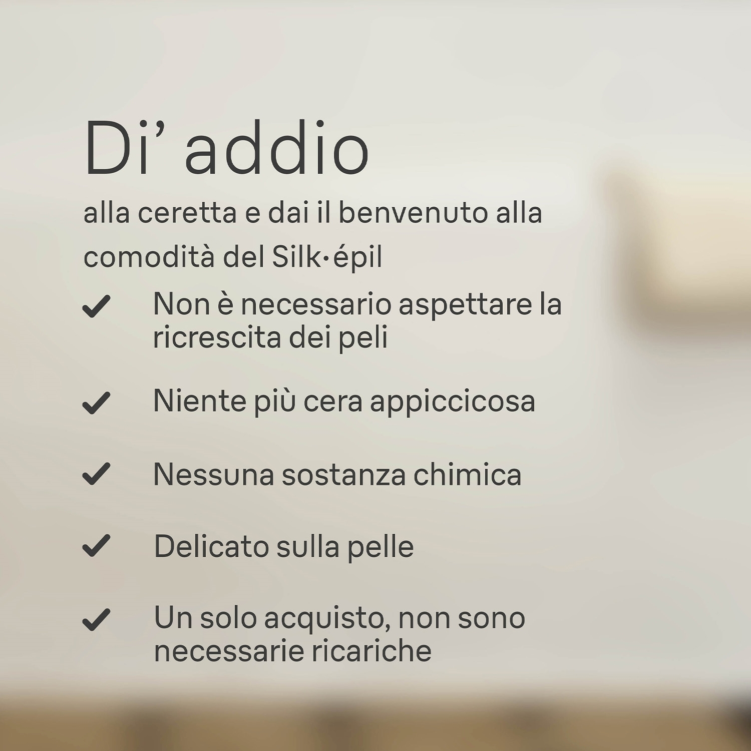 Żegnaj wosku, witaj Silk-épil. Nie czekaj na odrost.