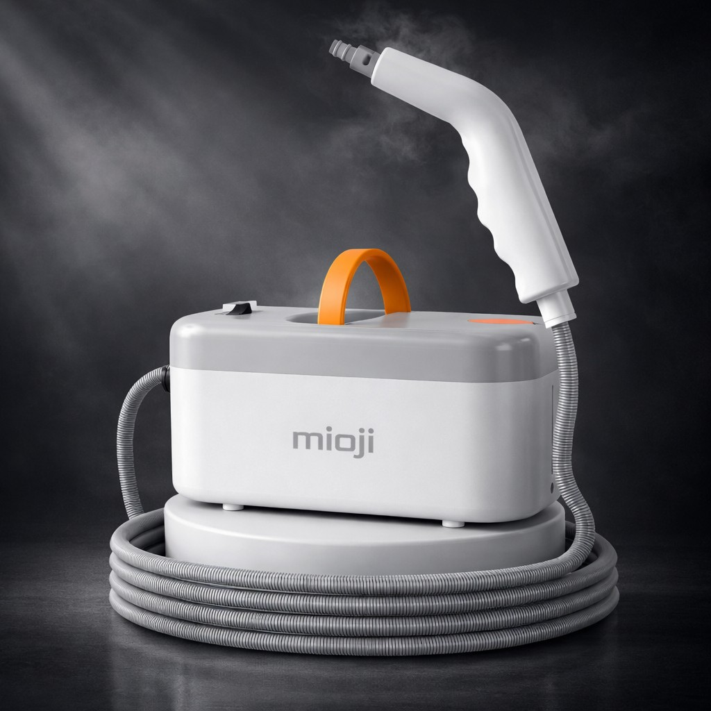 MIOJI Mio ST6 20 Saniyede Hızlı Buhar Çıkışı 5.5 Bar 1200W Buharlı Temizlik Makinesi Beyaz