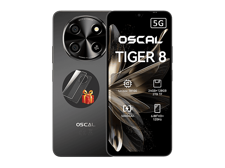 OSCAL TIGER 8 5G 128 GB Grau Dual SIM | SATURN