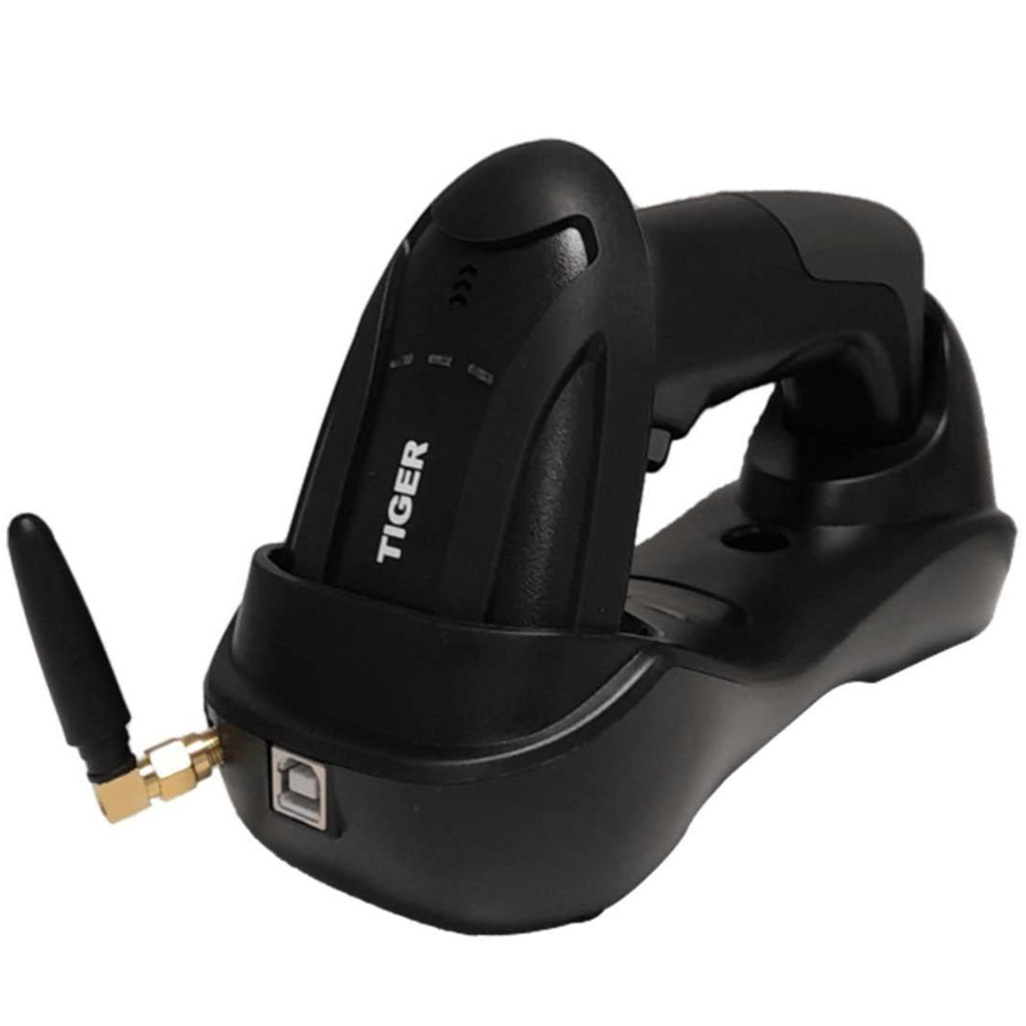 PERKON Tiger LS41 CCD Standlı El Tipi Kablosuz 1D Barkod Okuyucu Siyah