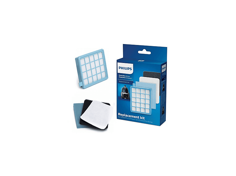 POPULER Powerpro Active FC 8636/01 Uyumlu  Hepa Filtre Seti